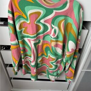 Disney Pastel Swirl Long Sleeve Shirt